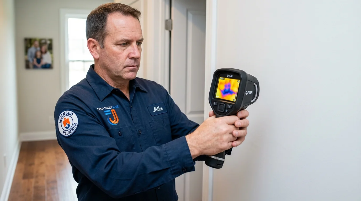 Thermal imaging leak detection by Johns Plumbing LLC in Windermere